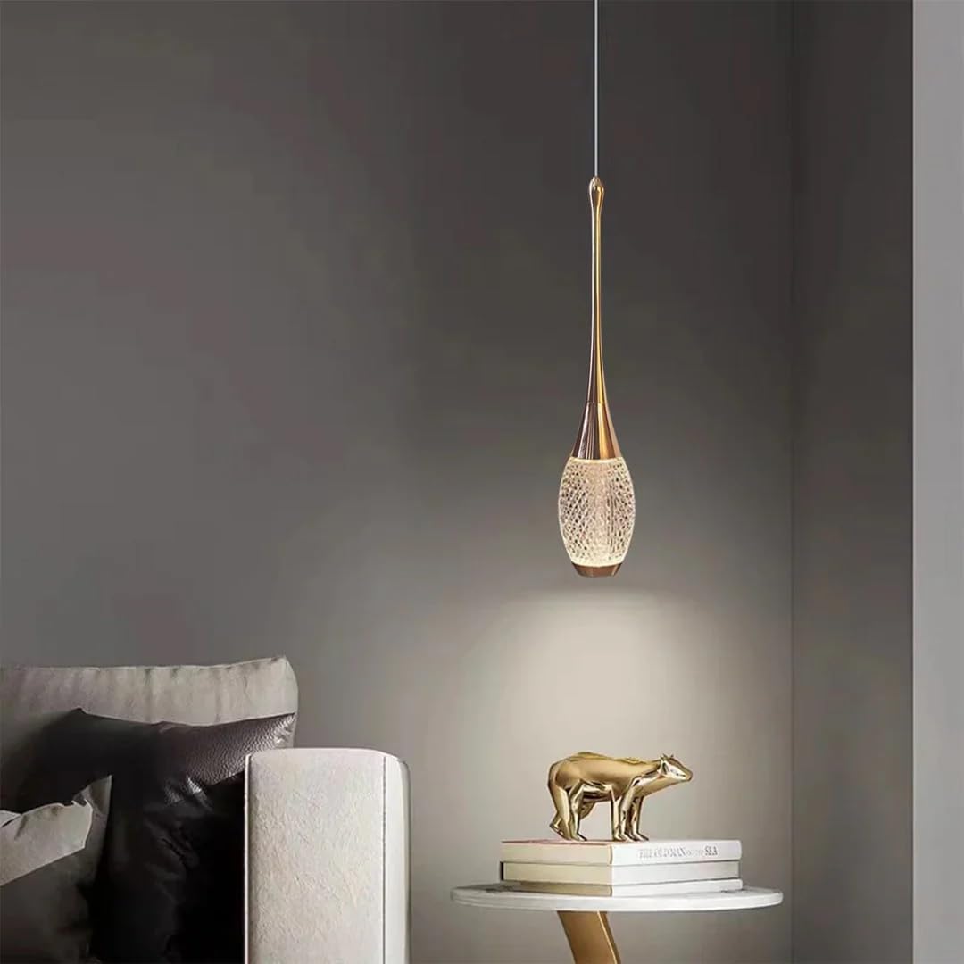 Harold Electricals Modern Acrylic Home Decorative Symbol of Life Hanging Light for Bedroom, Balcony with Inbuilt Led Chip, (Pack of1)