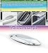APNHUZ for Renault for Clio III MK3 2005~2014 Chrome Exterior Trim Set 4Door Handle Cover Car Accessories Stickers (Color : 2 Button 4 Door)