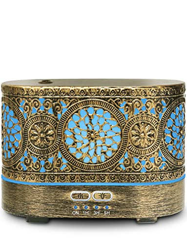 SALKING Aroma Diffuser, 300ml Metall Aromatherapie Diffusor für...