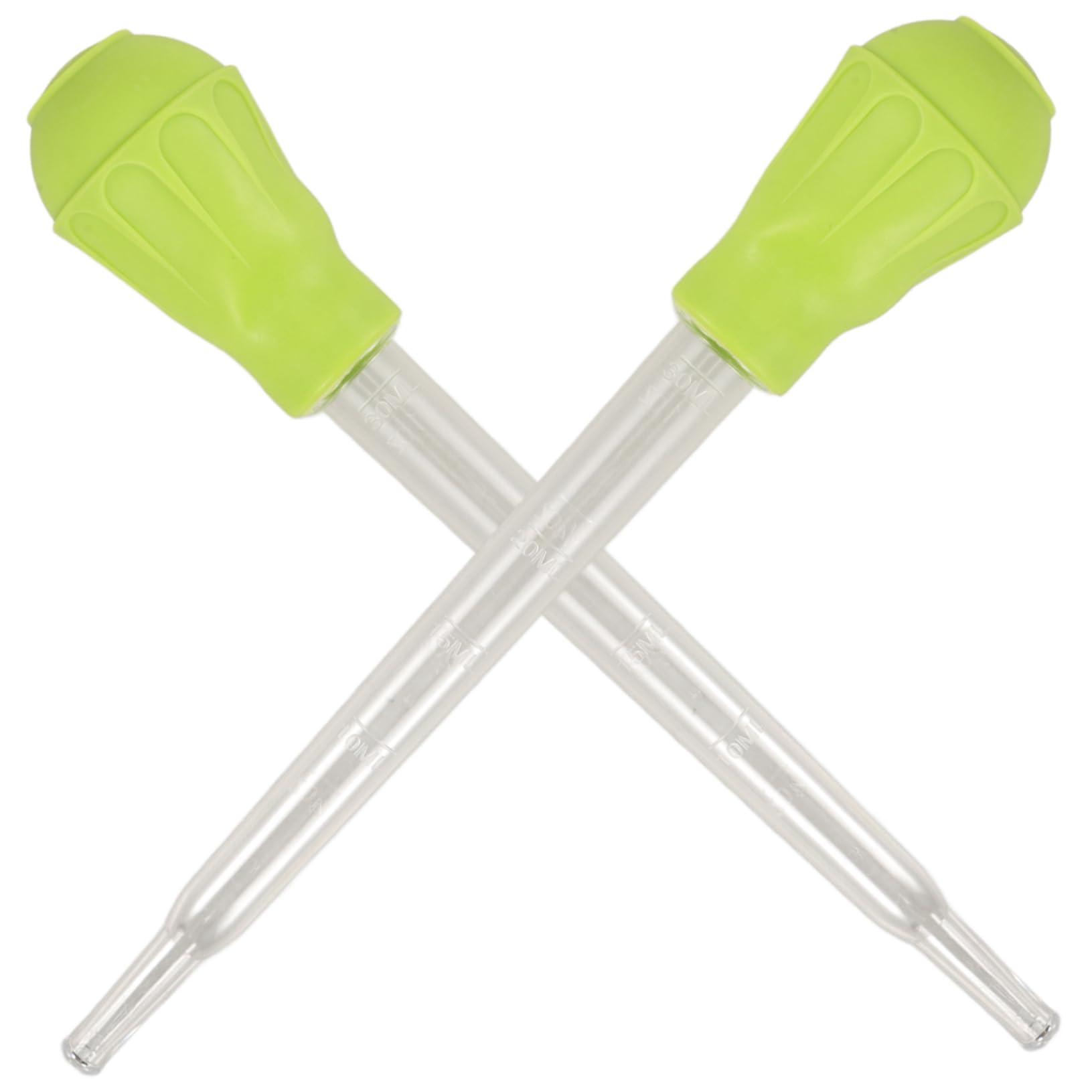 Mikikit 2pcs Aquarium Water Changing Tool Gravel Vacuum for Fish Tank Cleaning Lightweight Water Filtering Tool Coral Feeder for Betta and