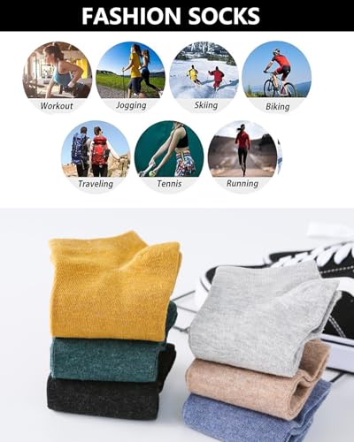 Men Ankle Socks Colorful Athletic Cotton Socks No Show Socks Size 5-124
