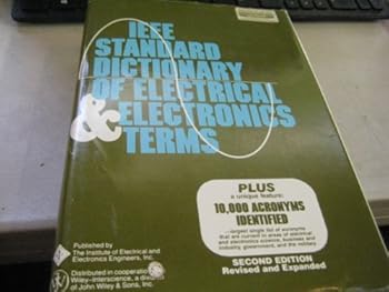 Paperback IEEE Standard Dictionary of Electrical and Electronics Terms Book