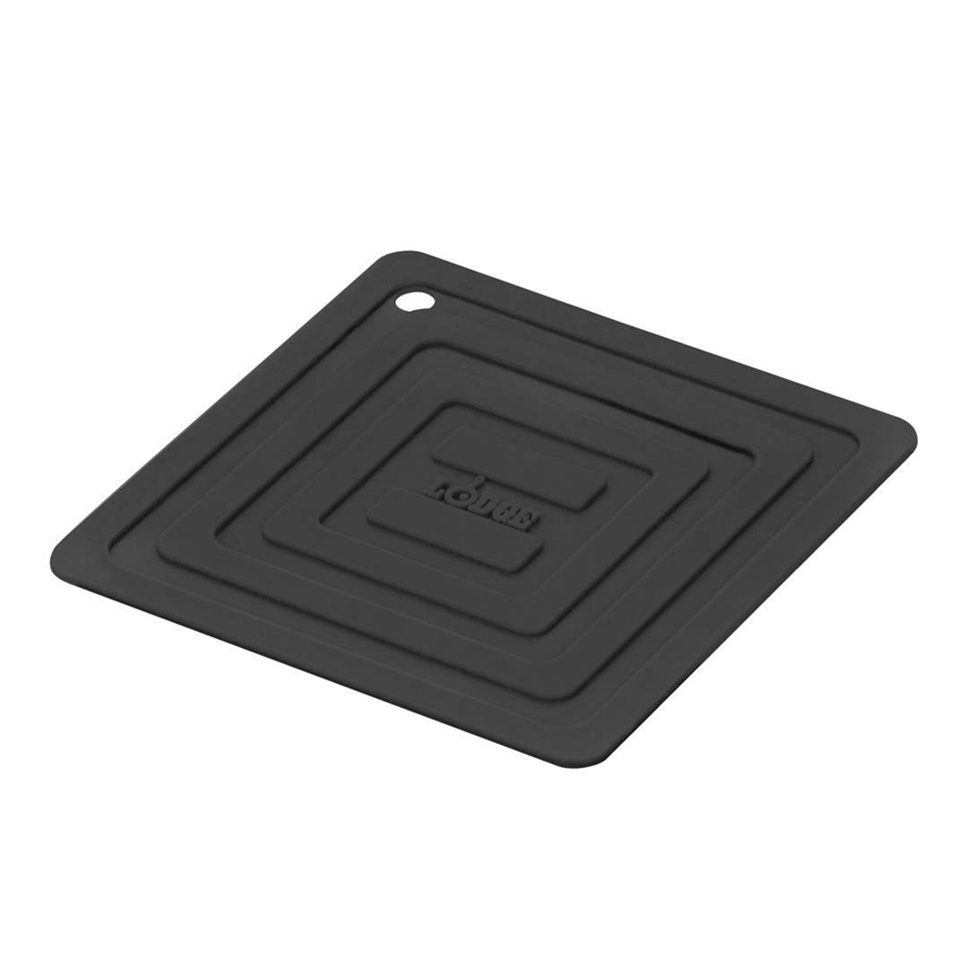 Lodge Black Silicone Magnetic Trivet/Surface Protector,