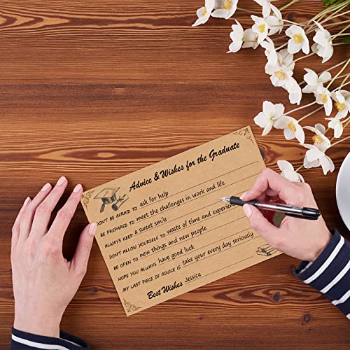 Image of Graduation Party Supplies - 50-Pack, 4x6 Inch Cards, Suitable for Any Graduate, Concludes with a Long Lasting Keepsake