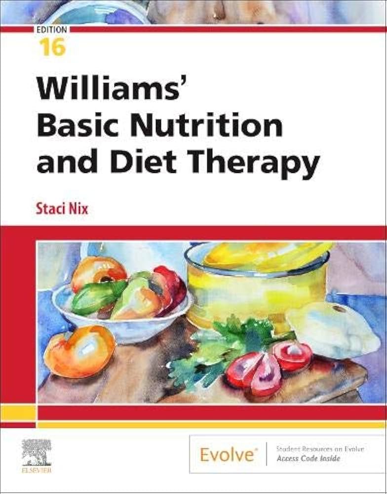 Williams' Basic Nutrition & Diet Therapy (McIntosh, 2022) 16th Edition test bank cover - ISBN 9780323749800