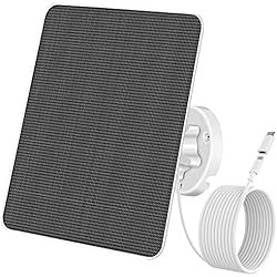 6 Camaras De Seguridad Panel solar de 6W para cámara de seguridad inalámbrica al aire libre,