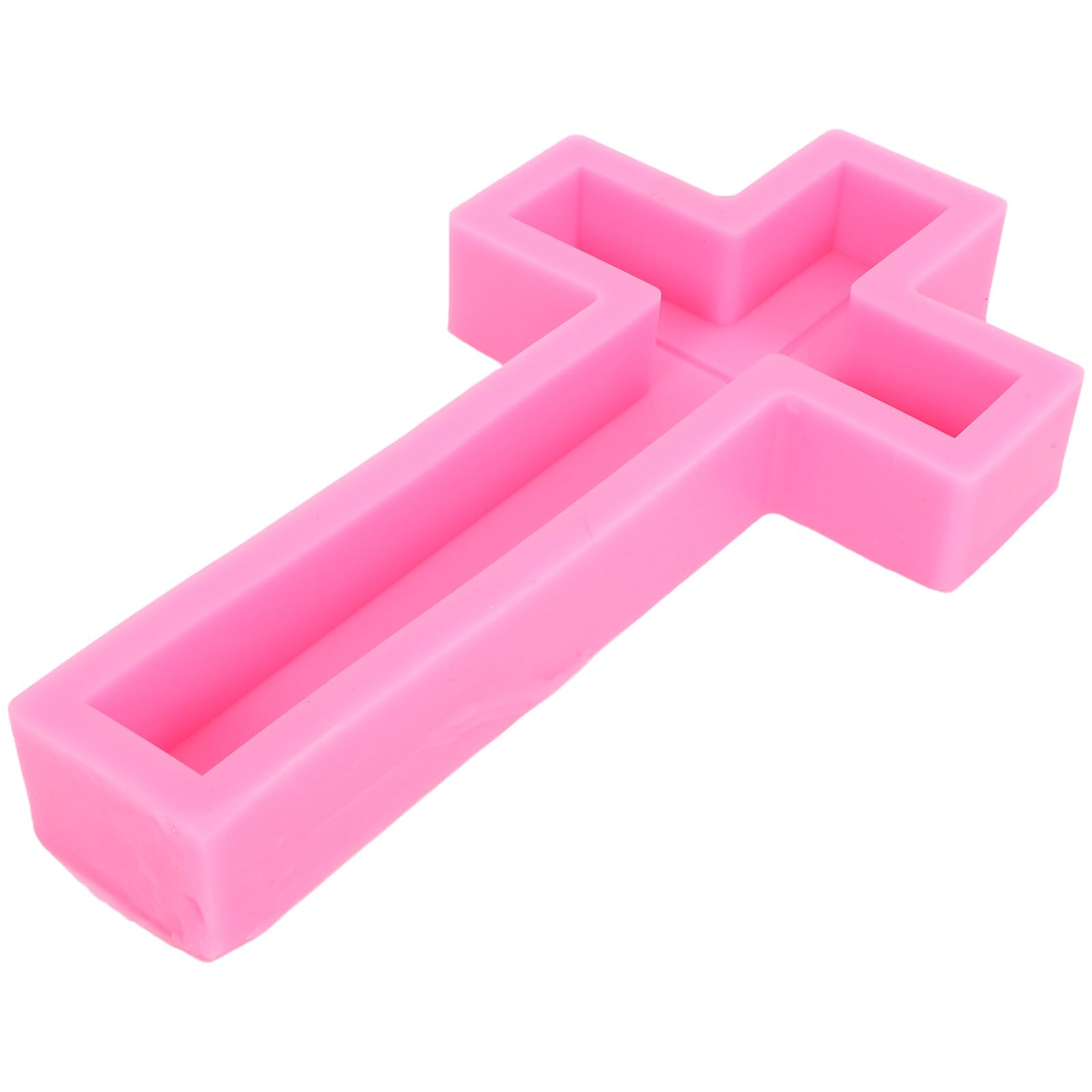 Angoily Moule Croix Silicone Souple pour Résine Savon Et Bougie Démoulage Facile Réutilisable pour Loisirs Créatifs