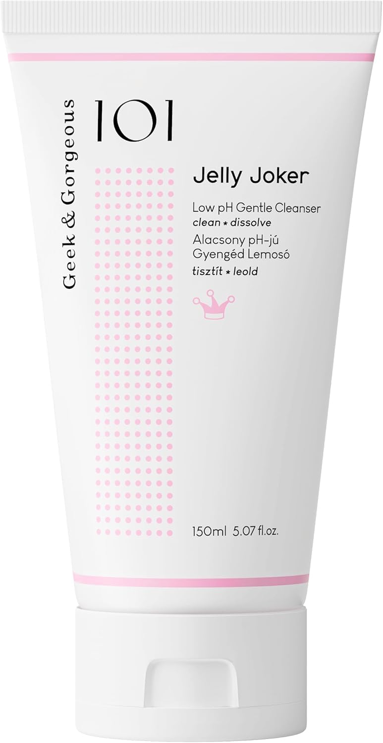 Geek & GorgeousJelly Joker - gentle, hard-working cleanser, dissolves (water-soluble) makeup - all skin types including sensitive, 150ml