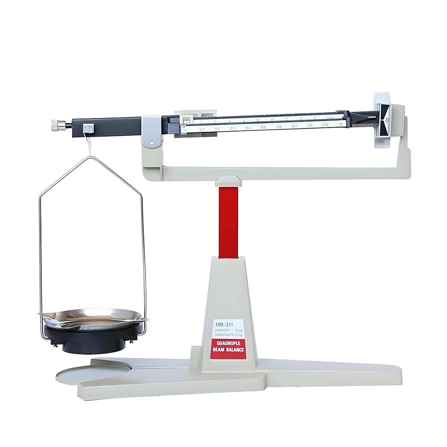 Sensitivity-Laborwaage mit Waagschale aus Edelstahl