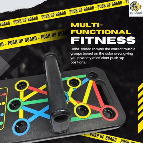 PRO365 Push Up Board, 15 Positions, Pushup Stand for Men & Women with 2 Handles, Anti Slip Accessories, Pushup Bars, Home gym equipment, Pushup Board (6 Month Manufacturer... - Image 5