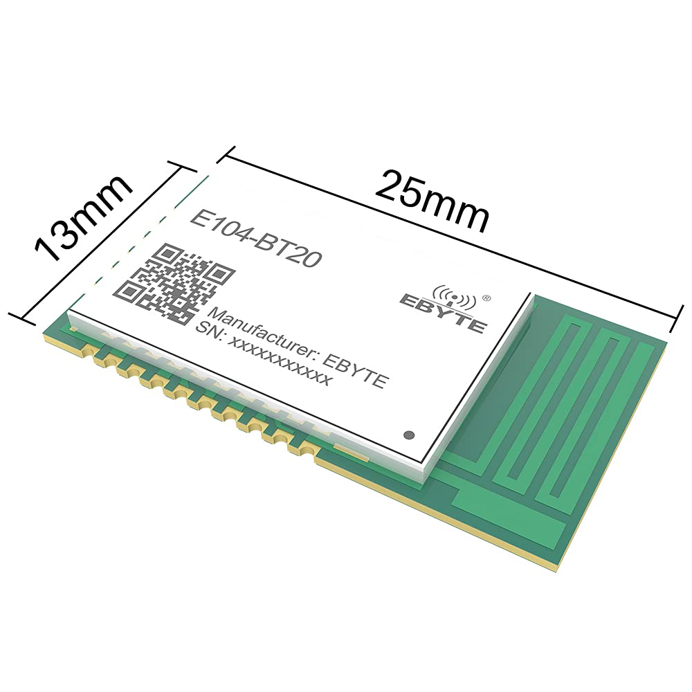 2.4GHz Blue-Tooth Serial Communication Module E104-BT20 at Command BR EDR Blue-Tooth 2.1 Iot Transceiver PCB Antenna