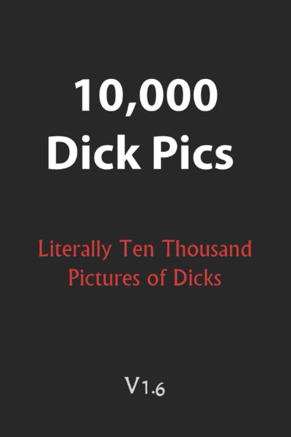10,000 Dick Pics - Literally Ten Thousand Pictures of Dicks V1.6: 110-Page Blank Lined Journal (Funny Fake Book Covers) - Gift for girls - Gift for Gay