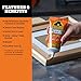 Gorilla All Purpose Wood Filler, Golden Oak Color, 6 Ounce Tube (Pack of 6) - Water Resistant for Indoor or Outdoor Projects and Repairs