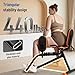 HXD-ERGO Hip Abductor Machine for Home Gym, 6-Level Glute Machine & Thigh Workout Equipment, Booty Builder with Plush Padding, Compact Leg Exercise Euipment for Women & Men