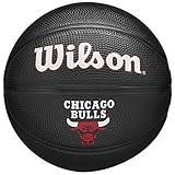 Gum Wilson Team Tribute Chicago Bulls Mini Ball WZ4017602XB, Unisex basketballs, Black, 3 EU