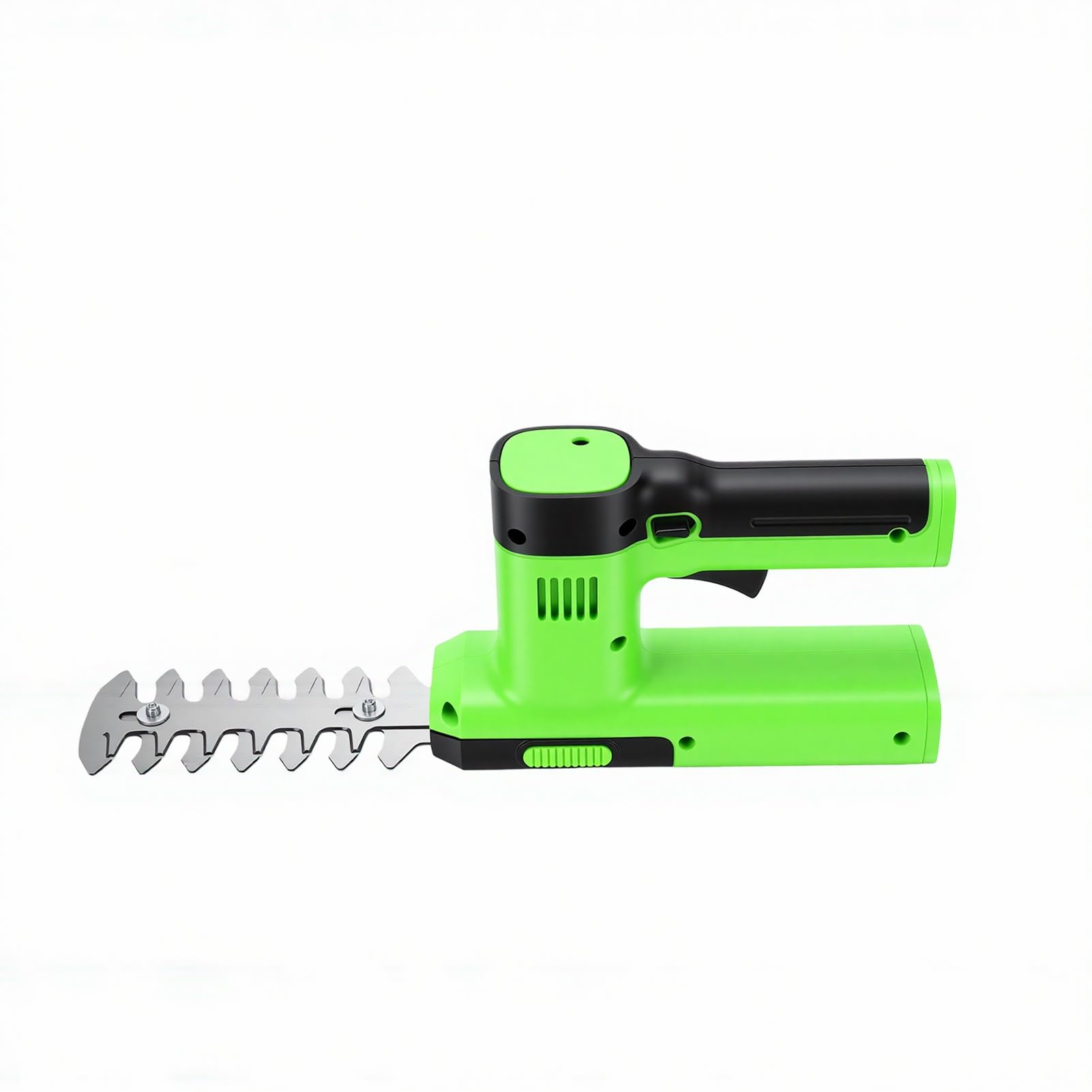 GOWENIC Cisaille à Gazon et Taille-haie électrique sans Fil 2 en 1, pour Usage Domestique, Vert, 100W, 1000 TR/Min, Léger et Confortable