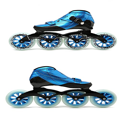 Gxdhome Inline Roller Skates, Adult Professional Inline Skates Shoes For Men And Women Roller Skates For Boys Girls Outdoor Indoor Speed Skating,Blue,6 #TOP6