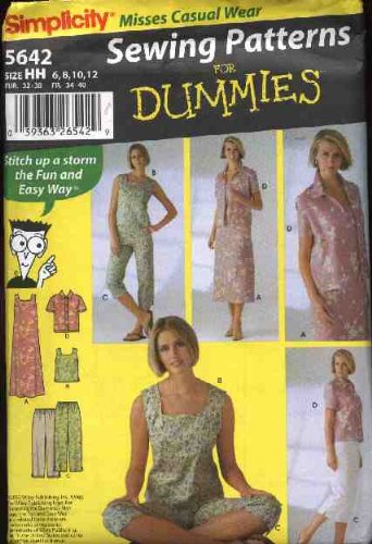 Patron de couture Simplicity 5642 pour robe femme en taille 34 à 40