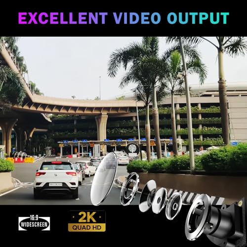 NEXDIGITRON Prime Dual Channel Dash Camera With GPS Logger, 2 Front