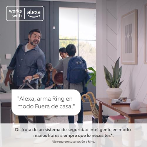 Kit Ring Alarm XL + caméra intérieure + sirène extérieure | Alarme maison sans fil connectée, système de sécurité | Abonnement Ring Home à souscrire séparément