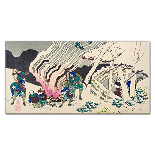 Tableau en verre trempé Samurai pour habiller un grand mur vide