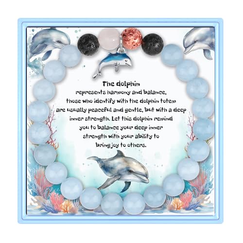 PARTNER Horse Inspirational Birthday Gifts for Women Unique Horse Gifts Natural Stone Beaded Bracelets for Women Horse Jewelry with Meaningful Message Card For Horse Lovers
