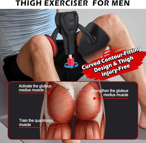 Image of CHEENNY Hip & Pelvic Trainer | Thigh Master and Inner Thigh Exercise Equipment | Pelvic Floor Exerciser Device | Training Tool | for Home, Gym, Fitness, Workout, Stretcher | for Men & Women(Style-1)