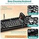 VICHYIE 32 in 1 Tastatur Reinigungsset mit Bürste, Handy Reinigungsset, Kopfhörer Reinigung für AirPods, Multifunktionales Reinigungs Zubehör für iPhone, Tablet, Laptop, PC-Monitor, Kamera (Schwarz)