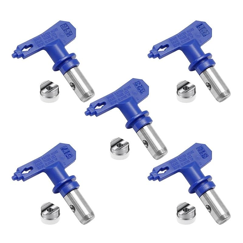 Buse sans air bleue 211 à 517 pour pistolet pulvérisateur et finitions de peinture domestique