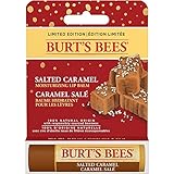 BÁLSAMO LABIAL DE EDICIÓN LIMITADA: Nutre e hidrata los labios con el bálsamo labial hidratante de Burt's Bees con sabor a caramelo salado de edición limitada, un aroma cálido, dulce y delicadamente perfeccionado para el invierno