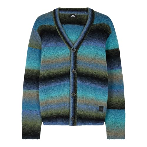 Paul Smith Ps Men's Merino Wool Stripe Cardigan