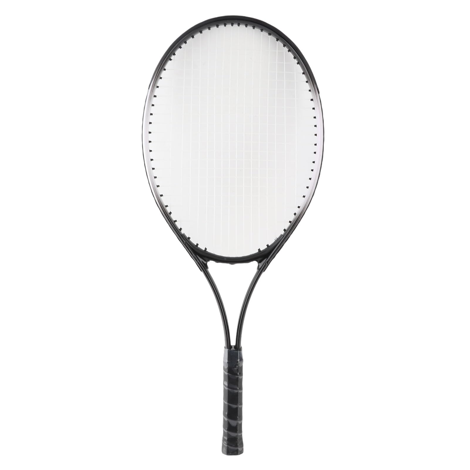 Jiawu Racchetta da Tennis, Telaio in Lega di Alluminio da 27 Pollici con Design a per stabilità, Racchetta da Tennis Singola con Foro Filettato Allargato, Impugnatura Ergonomica Antiscivolo, Set da
