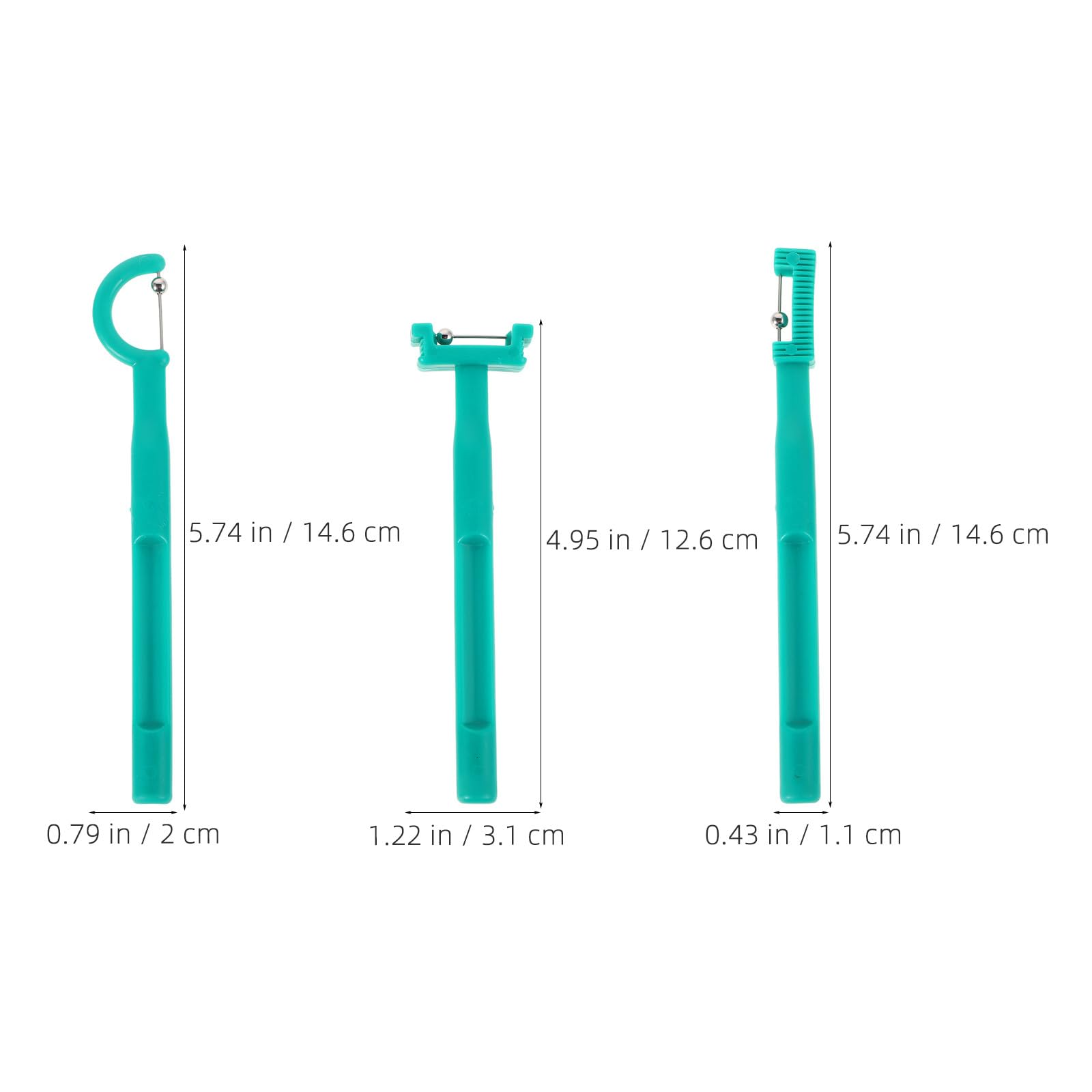 Ensemble de 6 appareils d'entraînement musculaire oral - Renforcement de la langue - Outils d'exercice de motricité fine - Outil de thérapie orale pour l'entraînement de la