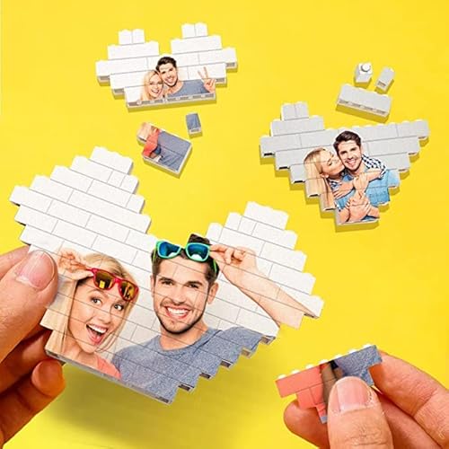 GFD Puzzle Fotografico Forma Cuore, 19x19 cm