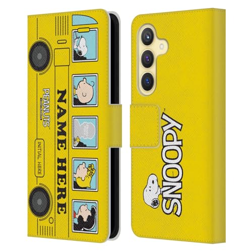 Housse portefeuille Samsung Galaxy S24 5G avec motif bus jaune Peanuts