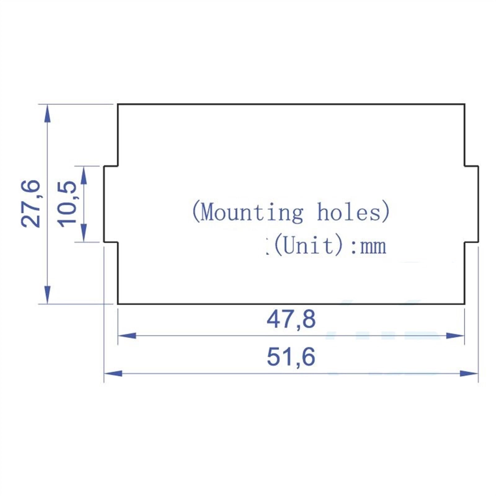 Indicatore del livello di carica della batteria al piombo for auto da 12 V Tester della batteria Misuratore di capacità della batteria al litio Tester LED Voltmetro Doppio display(Isolated RS485 Ver.,