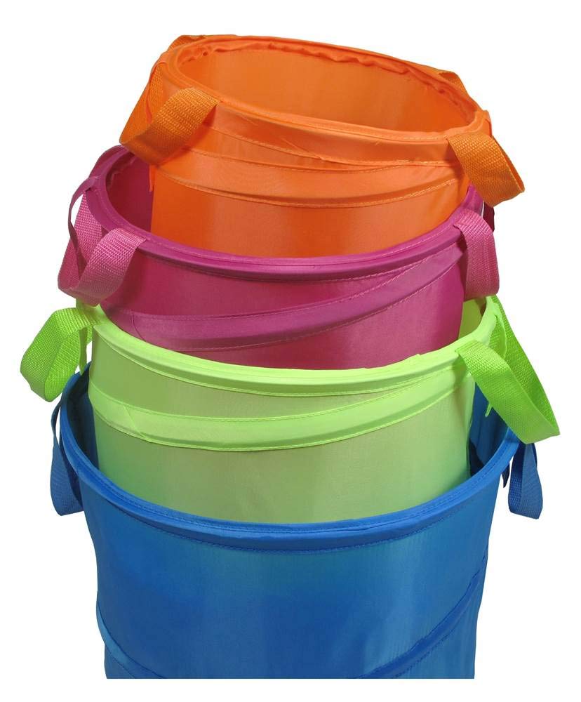 Redmon For Kids Pop Up Buckets Set of Four Hamper, Multi