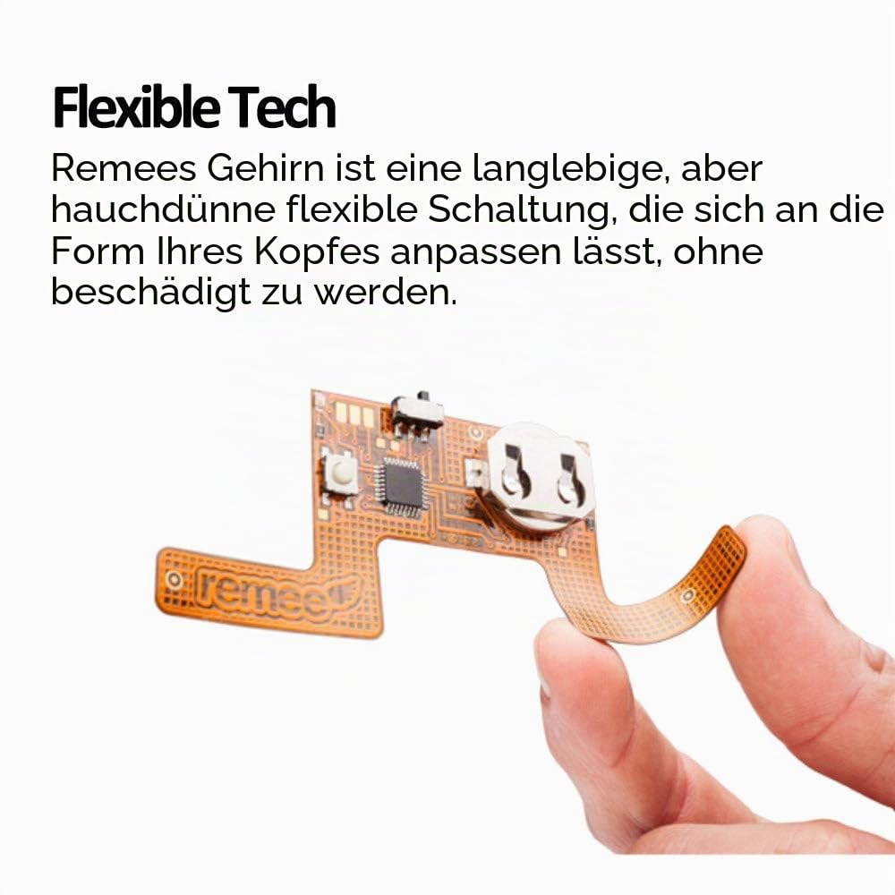 Generic Remee Schlafmaske für luzides Träumen, Schwarz, 1 stück (1er Pack), Elastisch, Anpassbare Lichtsignale