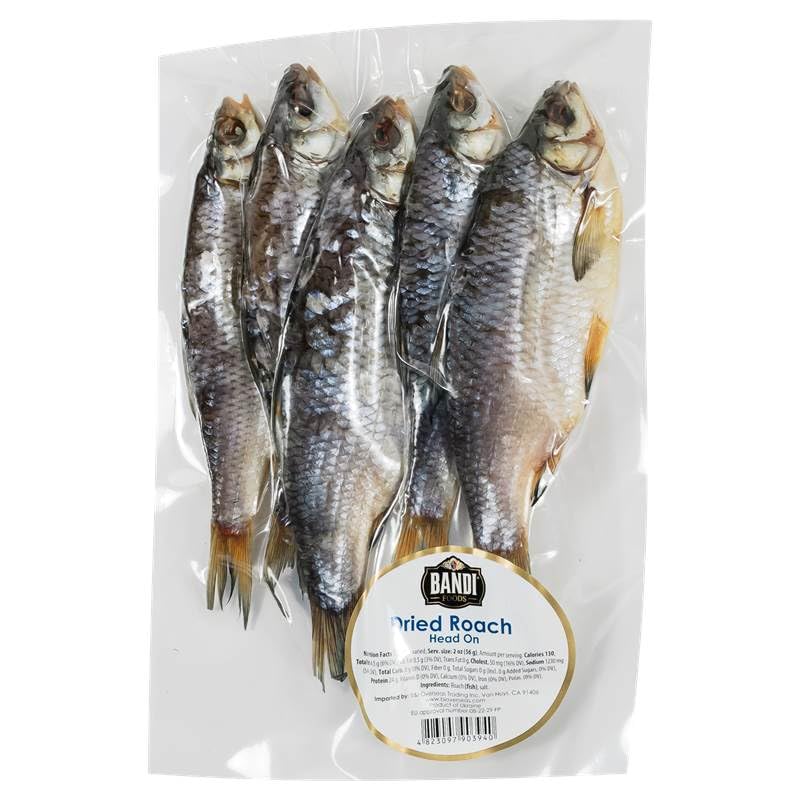 Bandi Dry Roach (Vobla) Fish 1lb per pack - Premium Quality, High-Protein Snack For All - 2 Pack