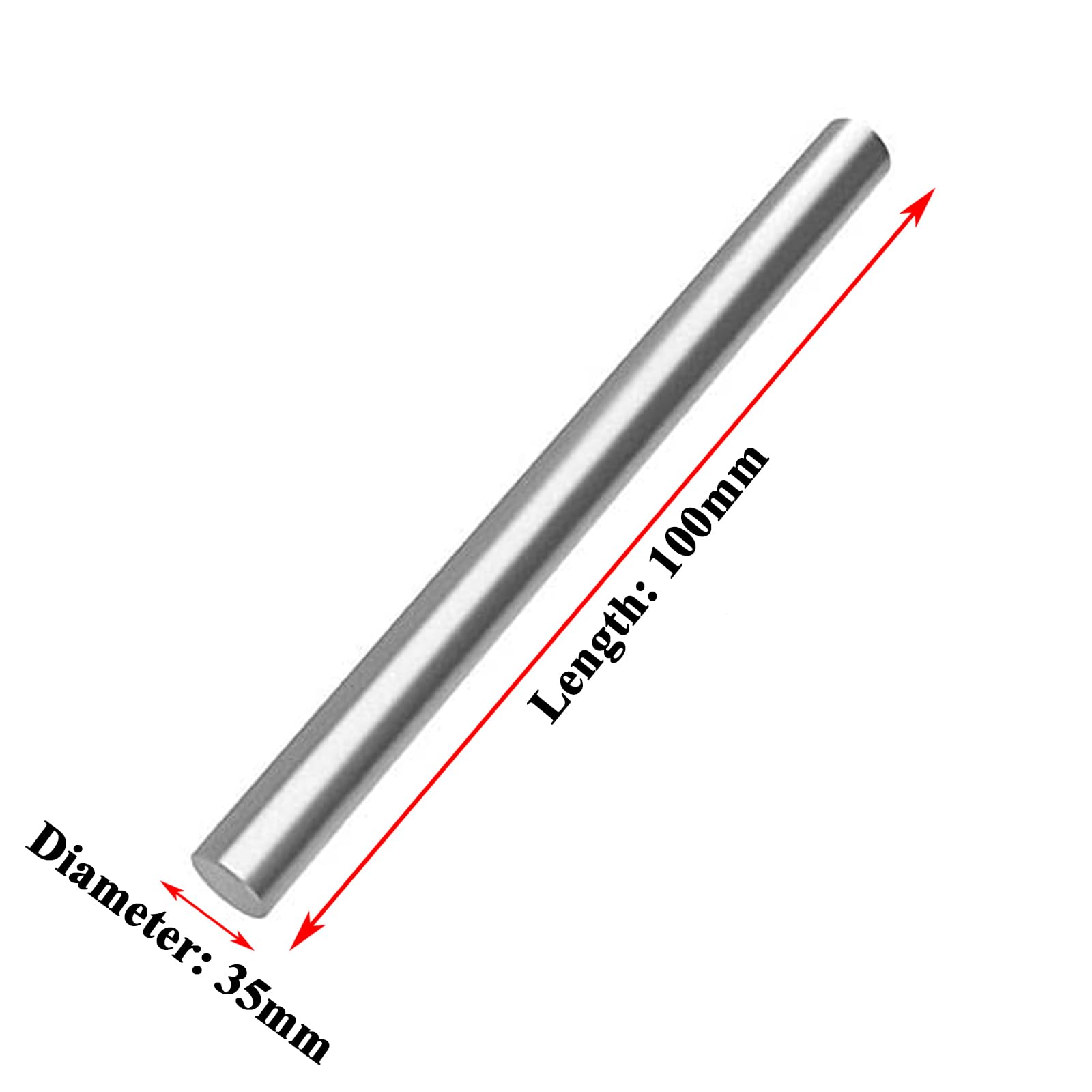 Barra in lega di acciaio al tungsteno, barra di nichel puro al 99,9% 26×100 mm-35×100 mm, for l'industria chimica, produzione di macchinari(Diameter 35mm)