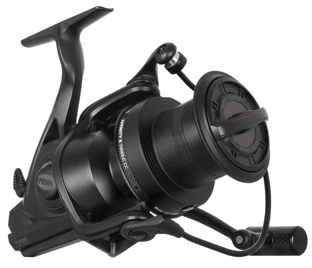 Penn Affinity II Longcast Custom Carbon, Noir