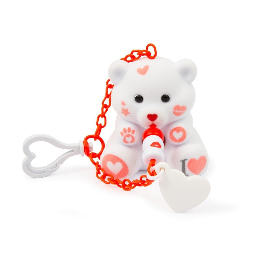 Coccolotti Love&Tell Passion - Orsetto Bianco, Con Funzione Registrazione e Portachiavi Charm, Animali Interattivi Giocattolo,Per Bambini 4 Anni +, Giochi Preziosi