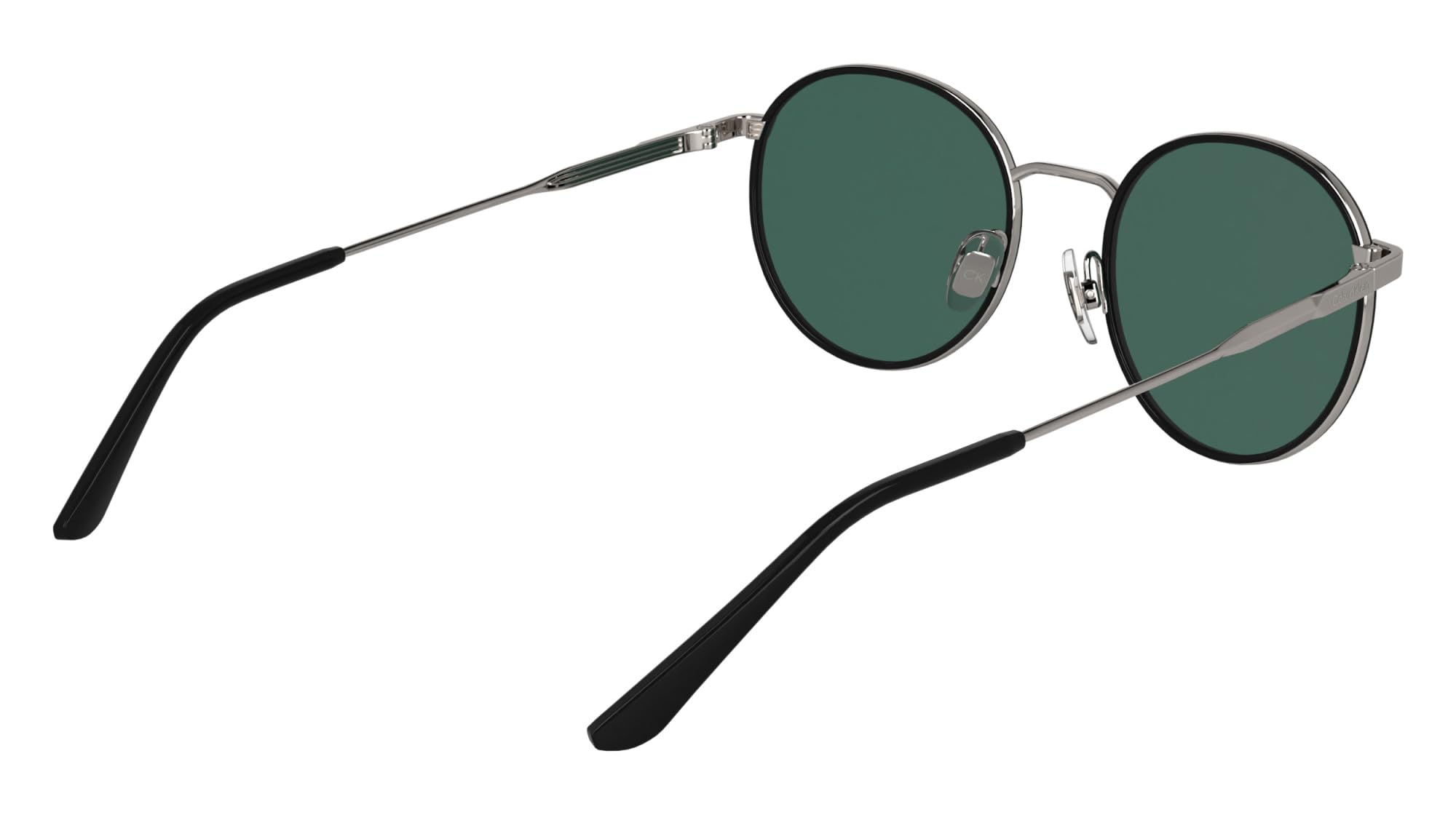 Calvin Klein Unisex Adult Sunglasses CK25101S - Black with Solid Petrol Lens, czarne, rozmiar uniwersalny