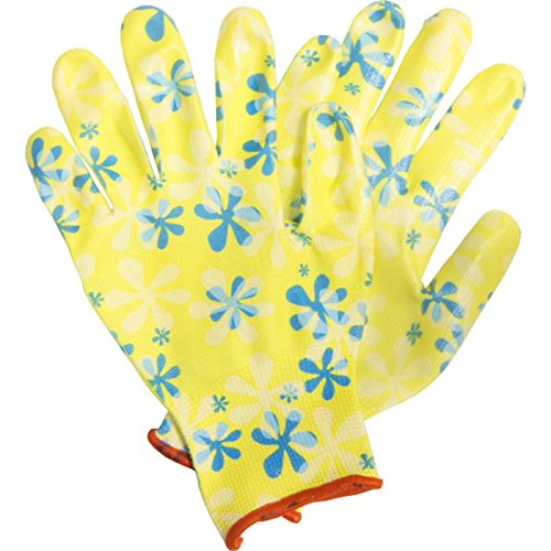 Preisvergleich Produktbild Connex Gartenhandschuhe Nitril Gr. 7 gelb, FLOR78071