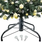 Vanleonet Christmas Tree Stand,Universal Folding Xmas Tree Base, Replacement Metal Tree Stand Base for 4-8Ft Christmas Artificial Trees, Fits 0.5-1.57In Tree Pole