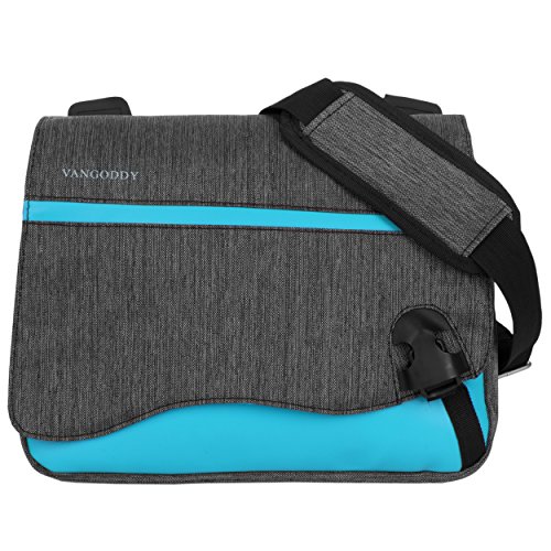 Vangoddy Wave Anti-Theft Sky Blue Messenger Bag for Amazon Fire Tablets and Kindle e-Readers Up to 10.8inch