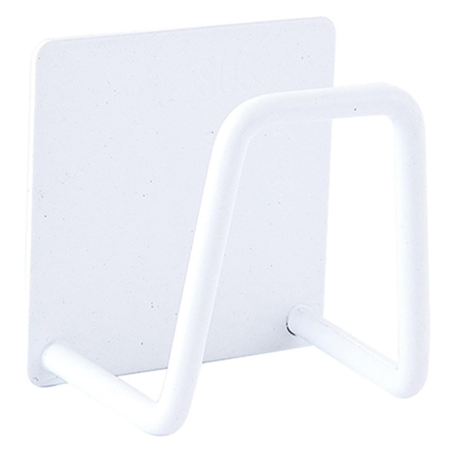 Ngbbby White Kitchen Sponge Holder, Waterproof Stainless Steel Sponge Holder, Self-Adhesive Sink Caddy, Non Slip For Kitchen Sink, Bathroom