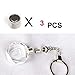 Fitracker LED Ford Keychain Crystal Light Changing Car Key Chain Accessories