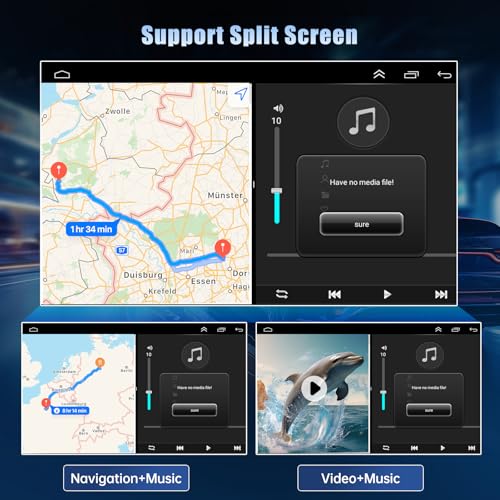 Radio Android 13 para auto con pantalla táctil 7 pulgadas miniatura 6