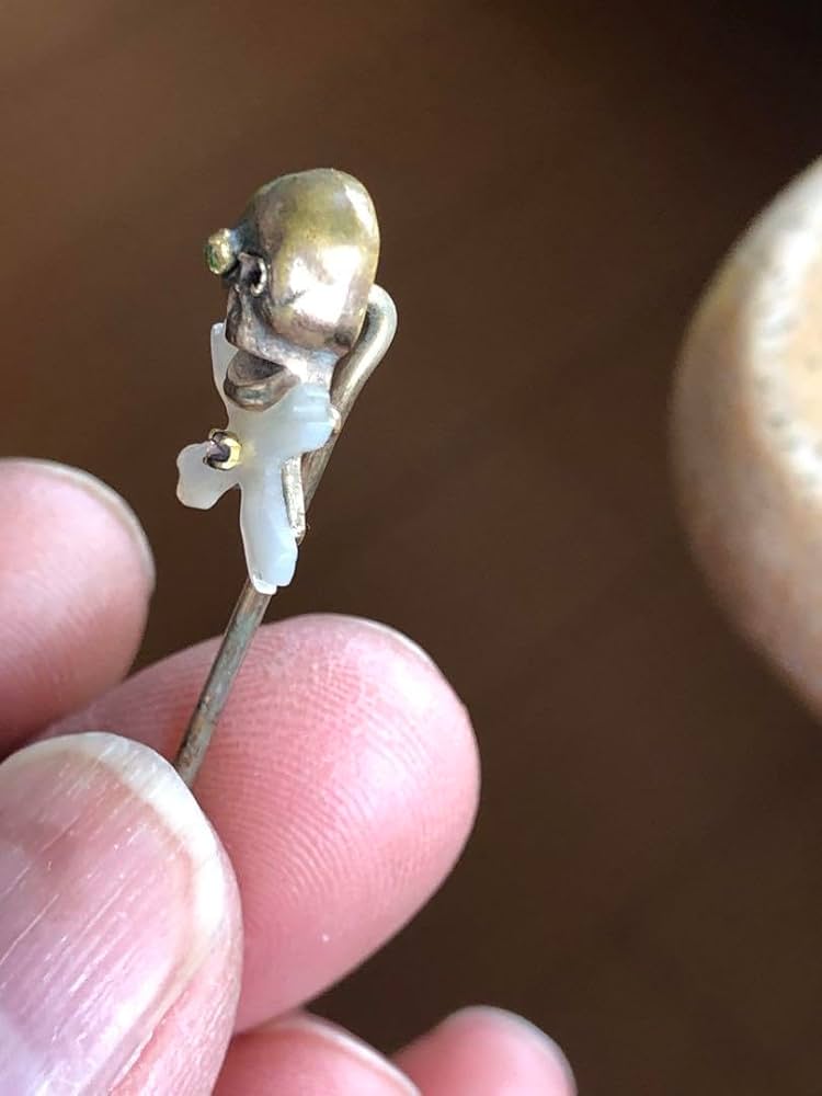 Amazon.co.jp: ビンテージ スカル 髑髏 骸骨 アンティーク ミッド